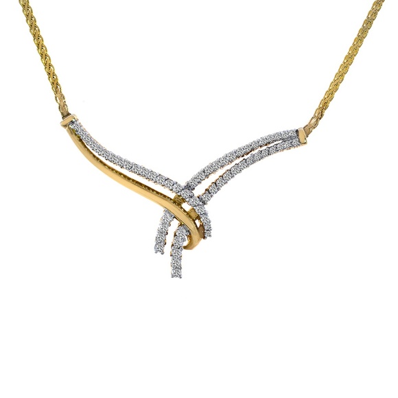0.65 Ct. Tw. Round Cut Diamond 14k Gold Necklace - Picture 6 of 6